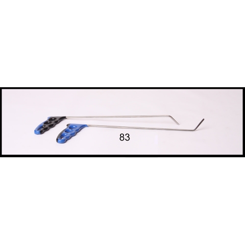#83p- 13″ Long 3/16″ Diameter 15° Flag Set