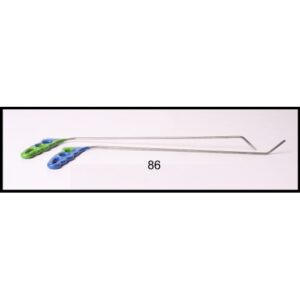 #86p- 16″ Long 3/16″ Diameter 15° Raised Flag Set