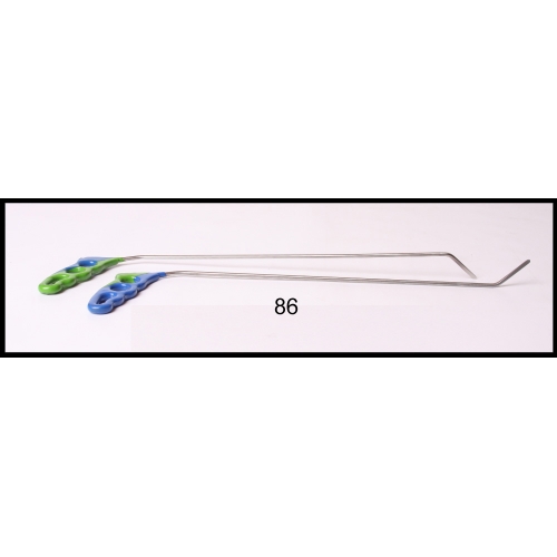 #86p- 16″ Long 3/16″ Diameter 15° Raised Flag Set