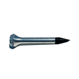 Aluminum Knockdown with Black Plastic Sharp Tip
