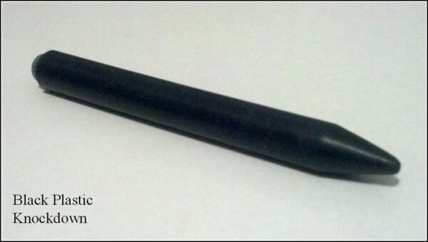 Black Plastic Knockdown