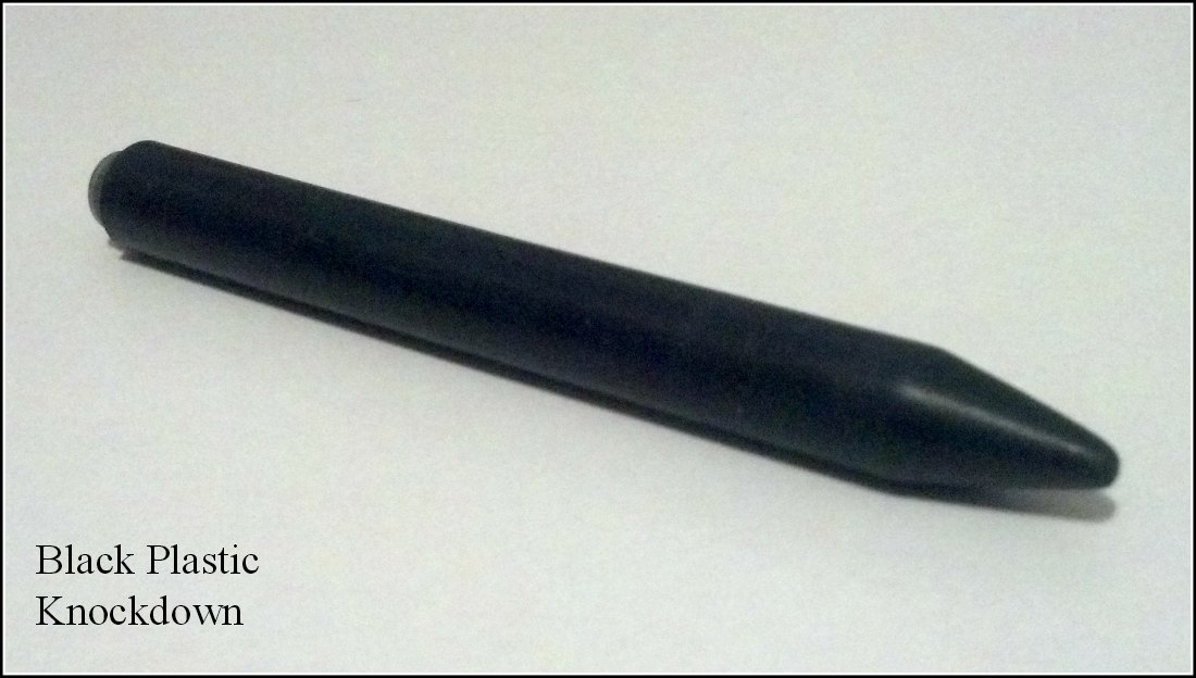Black Plastic Knockdown