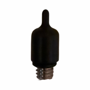 Black Plastic Nipple Tip- Delrin Material 1/2″ diameter