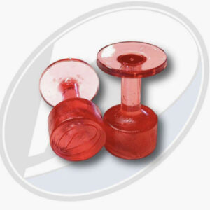 D-Tab/ Red Dot 0.5in, 6pc.