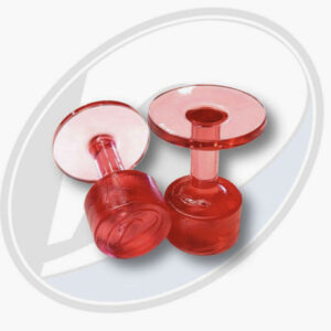 D-Tab/ Red Dot 0.6in, 6pc.