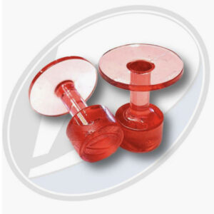 D-Tab/ Red Dot 0.8in, 6pc.