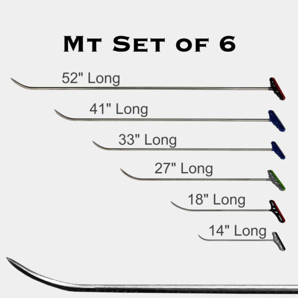 MT Rod Set of 6 Sharp Tools