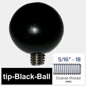 tip-Black-Ball – Hard Plastic Ball Tip